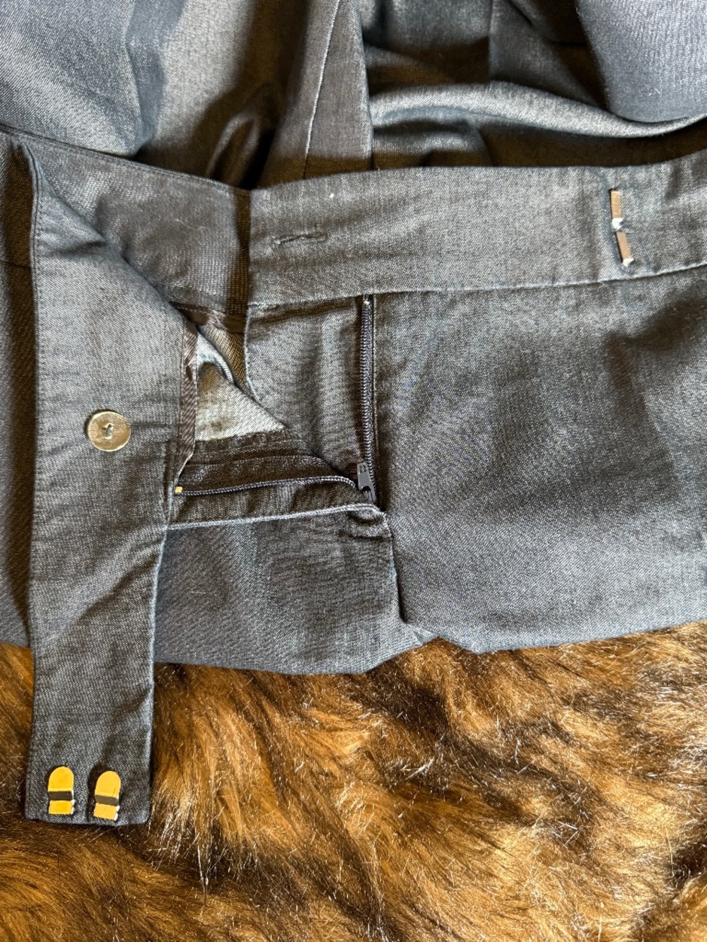 NY & Company Dark Chambray Pants (14P) - Picture 3 of 7